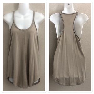 IRO Jeans Loris Seamed Front Racerback Tank Top